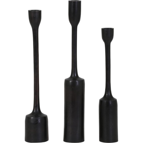 Donker Brons Kandelaar Trescales - Donker Brons - Set/3