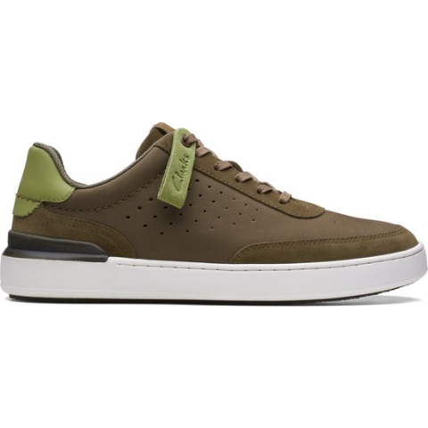 Clarks Courtlite Tor Veterschoen - Mannen - Groen - Maat 9½