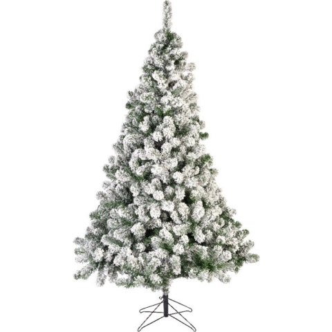 Bellatio Decorations kunst kerstboom - 180 cm - sneeuw - 525 takken - kunstboom
