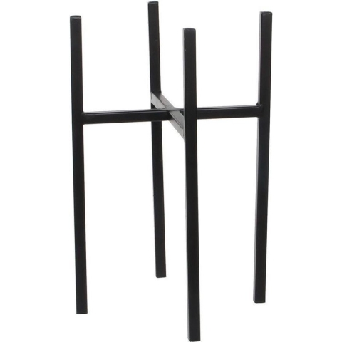 Rustik Lys Buiten Kaars + Standaard - Kaars: 18cm x 14cm - Standaard: 20.5cm x 35cm - Brique - Buitenkaars - Buitenblik