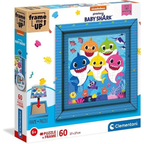 Clementoni - Frame Me Up 60 stuks - Baby Shark