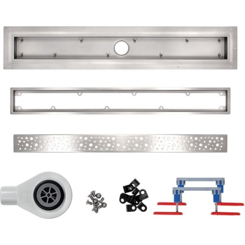 Douchegoot voor vinylvloer 70 cm Wiper VinylFloor Mistral complete set