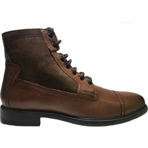 Geox Terence C Hoge lederen veterschoenen Heren Cognac mt 46