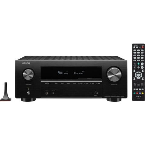 Denon AVC-X3700H 9.2 AV-Receiver - 105 Watt Receiver met Bluetooth - 105 Watt per Kanaal - Zwart