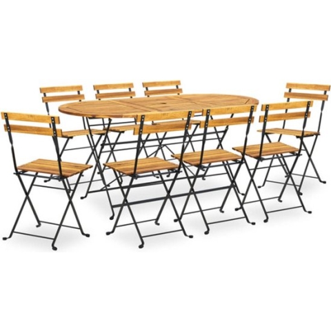 vidaXL-9-delige-Tuinset-inklapbaar-massief-acaciahout