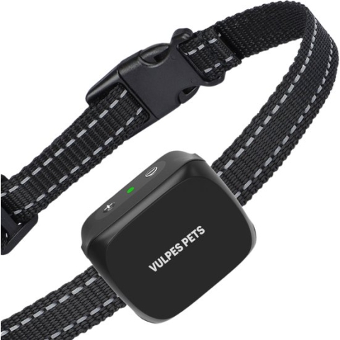 Vulpes Goods® Anti Blafband Mini - Opvoedingshalsband Zonder Schok - Anti Blaf Apparaat voor Kleine Honden - Waterdicht - Oplaadbaar - Vibratie en Audio - Incl. E-book