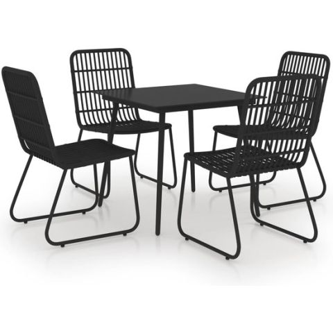 vidaXL-5-delige-Tuinset-poly-rattan-en-glas