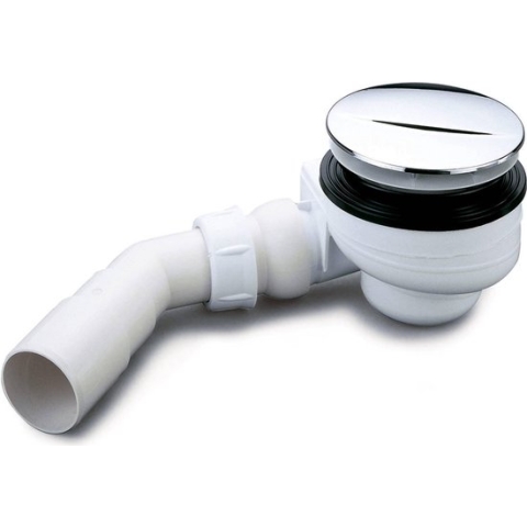 Saqu douchebaksifon 90 mm met afdekplaat chroom