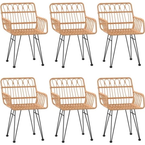 vidaXL-7-delige-Tuinset-poly-rattan