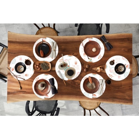 Ronde placemats - Onderlegger - Placemats rond - Pasen - Patroon - Paasmand - 8 stuks