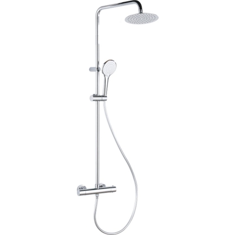 Adema Sparkle 2.0 regendoucheset - Met thermostaat - Hoofddouche 20cm - Handdouche 3 standen - Chroom