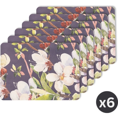 Placemat TOGO FLORAL, SET/6, 33x45cm, blossum
