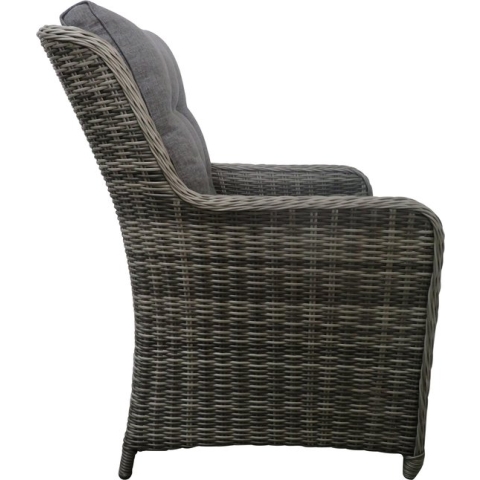 7-delige tuinset | 6 Sevilla tuinstoelen (AG) | 230cm tuintafel | Wicker & Keramiek