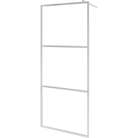 vidaXL-Inloopdouchewand-halfmat-100x195-cm-ESG-glas