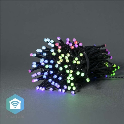 Nedis SmartLife Decoratieve LED - Koord - Wi-Fi - RGB - 168 LED's - 20.0 m - Android / IOS