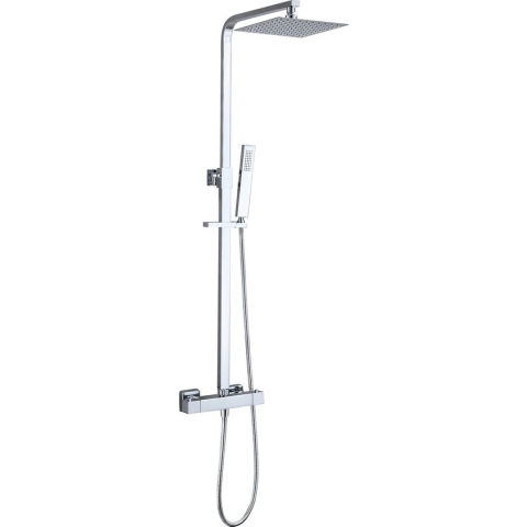 Bally Rombo/Eco Twenty Douche Opbouwset Met Thermostaatkraan Chroom
