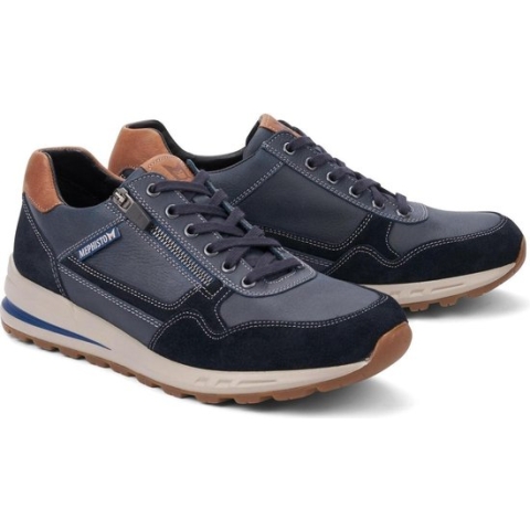 Mephisto Bradley - heren sneaker - blauw - maat 39 (EU) 6 (UK)
