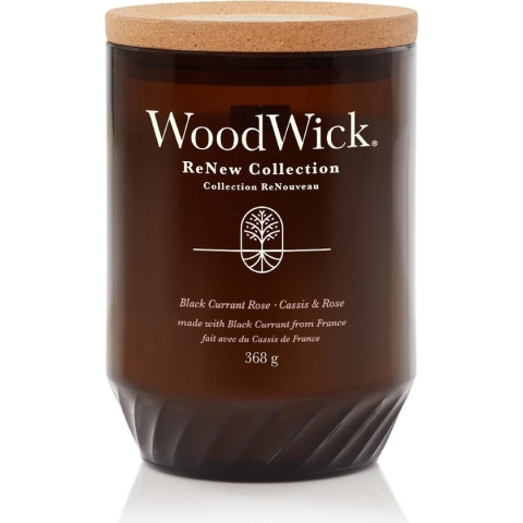 WoodWick ReNew Black Currant & Rose Large Candle