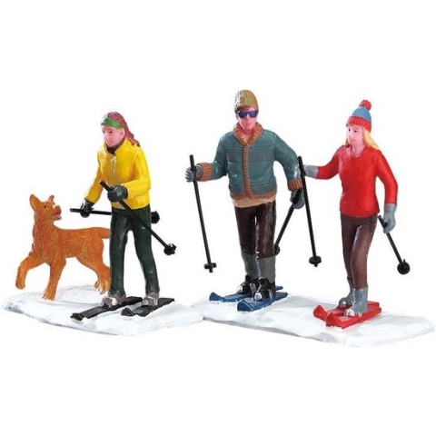 Lemax - Cross-country Friends -  Set Of 2 - Kersthuisjes & Kerstdorpen