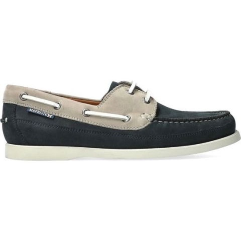 Mephisto Boating - heren veterschoen - blauw - maat 44 (EU) 9.5 (UK)