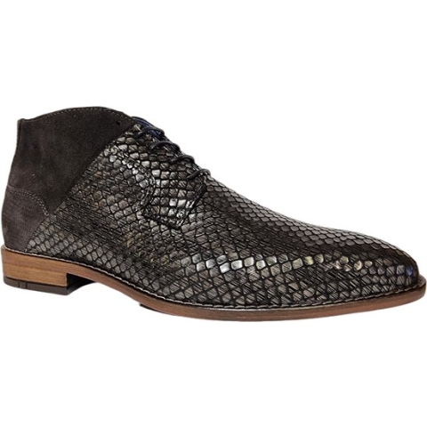 Berkelmans hoog veter art. Imola grey print 2220009147 maat 45