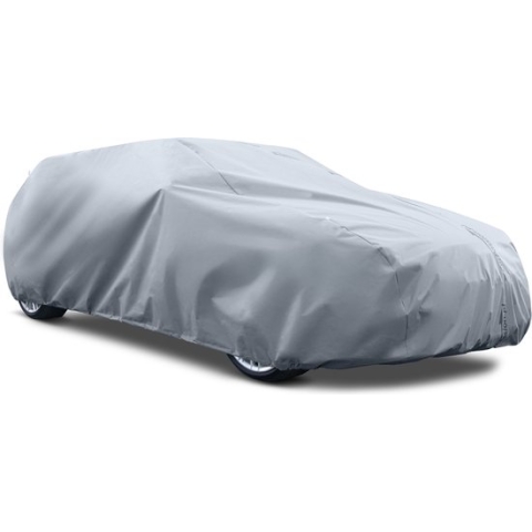 CarPassion Autohoes - Beschermhoes - Waterdicht & Vorstbestendig - Maat L - Grijs - 450 x 137 x 150 cm