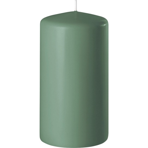 Enlightening Candles Cilinderkaars/stompkaars Groen - 6 x 8 cm - 27 Branduren