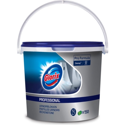 Glorix schoonmaakmiddel: Urinoirtablet Glorix/ds 150