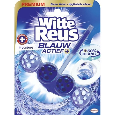 Witte Reus Toiletblok Blauw Actief Hygiëne