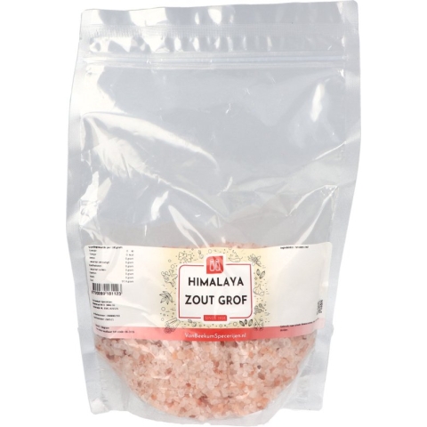 Van Beekum Specerijen - Himalaya Zout Grof - 1 kilo (hersluitbare stazak)
