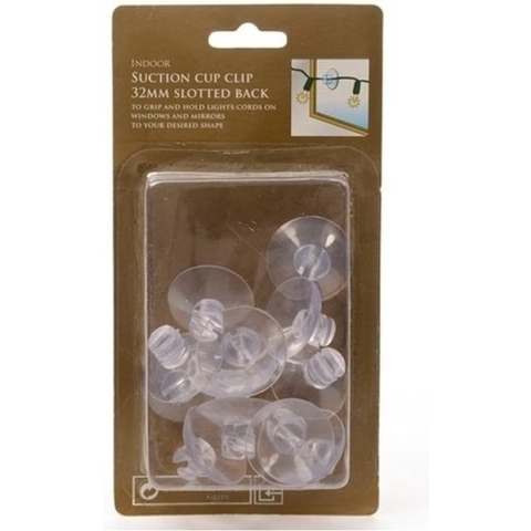 Decoris - Kerstverlichting ophangen raam bevestiging 24x zuignappen