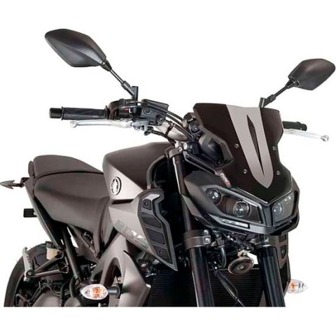 Puig Carenabris New Generation Sport Windscherm Yamaha Fz- 09/mt-09/mt-09 Sp Zwart