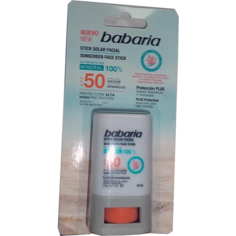 Babaria Sunscreen Face Stick Spf50 20g