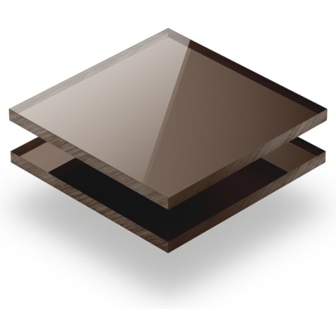 Plexiglas spiegel brons 3 mm - 180x100cm
