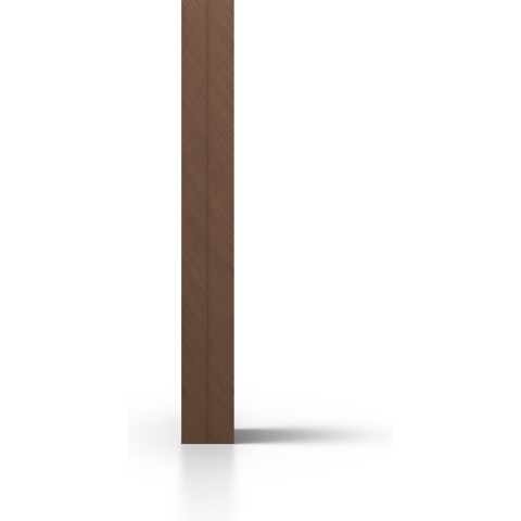 HPL chocoladebruin structuur 6 mm RAL 8017 - 100x50cm