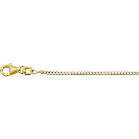 Collier Gourmette 4-zijdes Geslepen 1,4 Mm