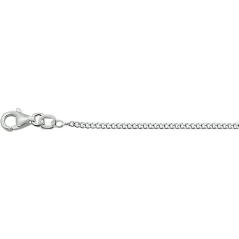 Collier Gourmette 4-zijdes Geslepen 1,4 Mm 41 - 43 - 45 Cm