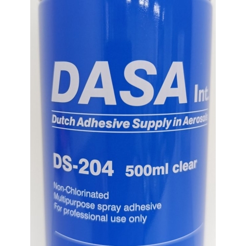 SPUITLIJM DASA DS-204 -  MULTIFUNCTIONELE CONTACT LIJM SPUITBUS x 500 ML  x 6 STUKS