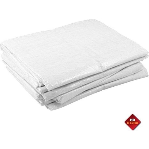 Wit afdekzeil 6x8m 250gr/m²