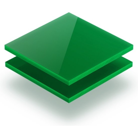 Plexiglas plaat 3 mm dik - 120 x 100 cm - Opaalgroen