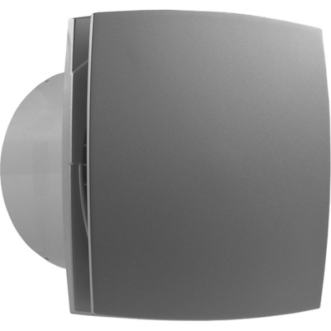 Badkamerventilator aluminium Ø125mm met timer