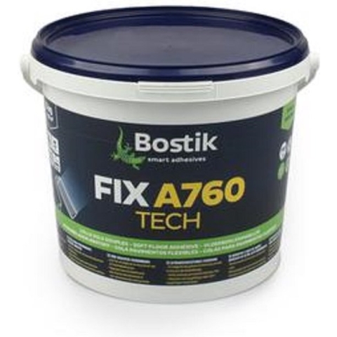 Bostik Fix A760 Tech - Universeel fixeer en antisliplijm - Voor opneembaar plaatsen van tapijttegels ... - 5 kg
