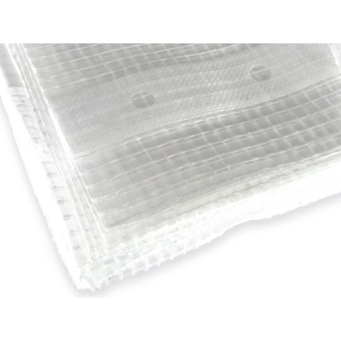 Transparant Afdekzeil | Gewapend HDPE | 8x14m (250gr/m2)