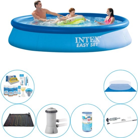 Zwembad Plus Accessoires - 7-delig -  Easy Set Rond 366x76 cm