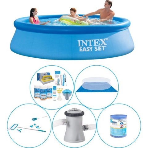 Easy Set Rond 305x76 cm - 6-delig - Zwembad Met Accessoires