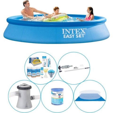 Easy Set Rond 305x61 cm - 6-delig - Zwembad Inclusief Accessoires