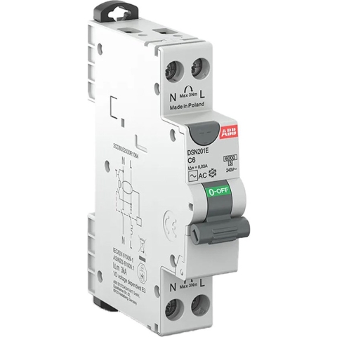 ABB DSN201E Aardlekschakelaar - 2CDB352501R1205 - E2ZB6