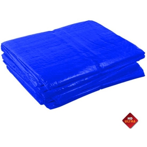 Blauw afdekzeil bache bouwzeil 10x12m 250gr/m²