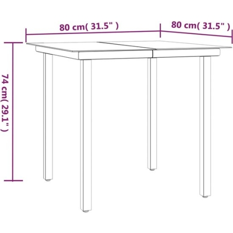 vidaXL-5-delige-Tuinset-poly-rattan-zwart