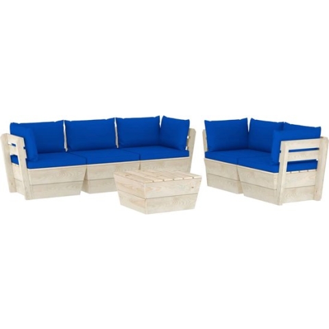 vidaXL-6-delige-Loungeset-met-kussens-pallet-vurenhout